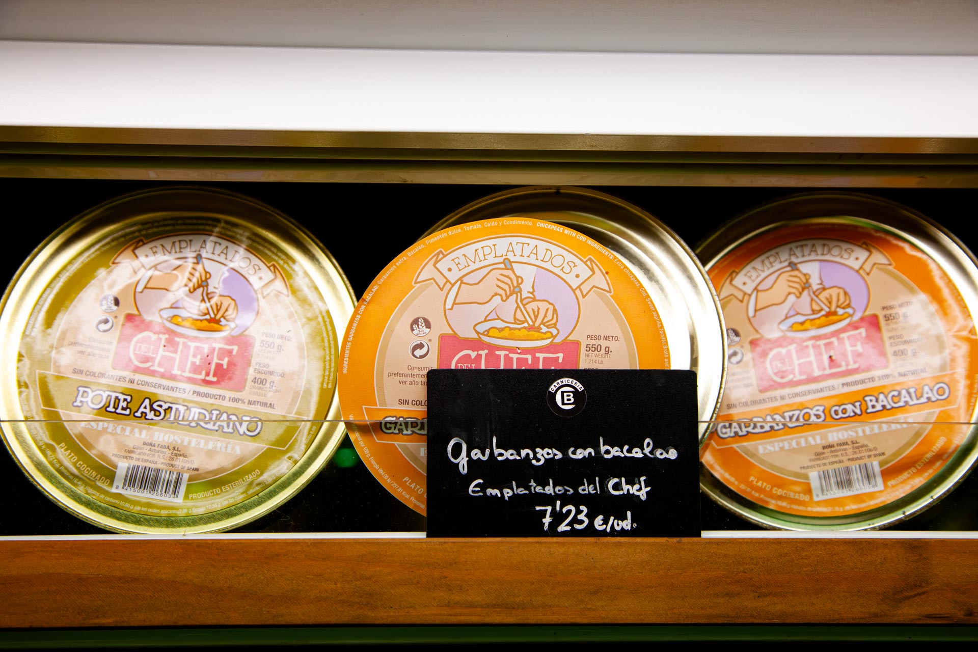 Productos delicatessen de La Ternera de Casa